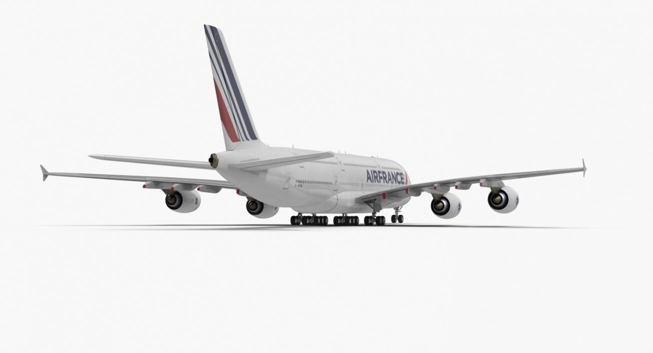 Airbus A380-1000 Air France 3D